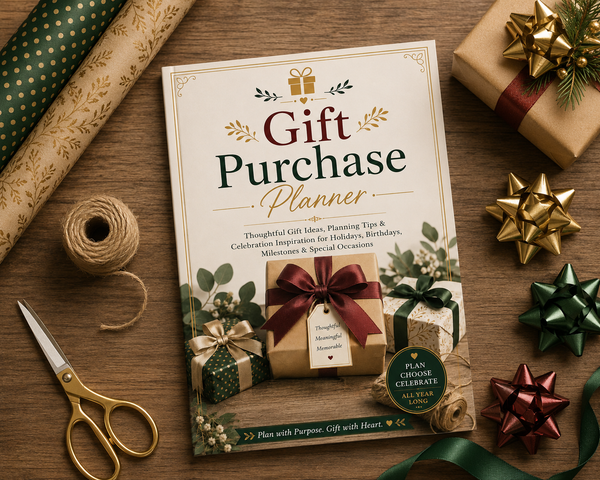 Gift Purchase Planner | Gift Giving Guide for Birthdays, Holidays & Special Occasions