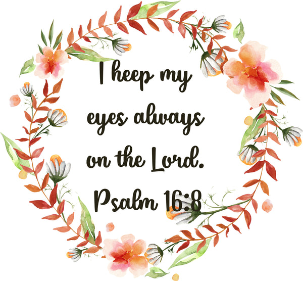 Keep My Eyes Bible Verse Non-Slip Mouse Pads Home Office Décor Inspiring