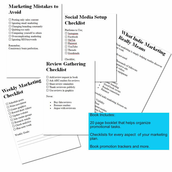 Writer's Ultimate Productivity Bundle | Writing Planners, Trackers, Notebooks & Author Resources