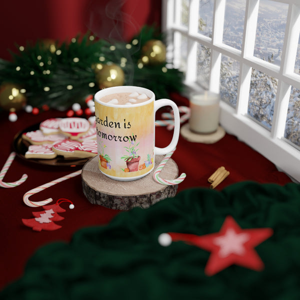Dishwasher & Microwave Safe Garden Coffee Mug