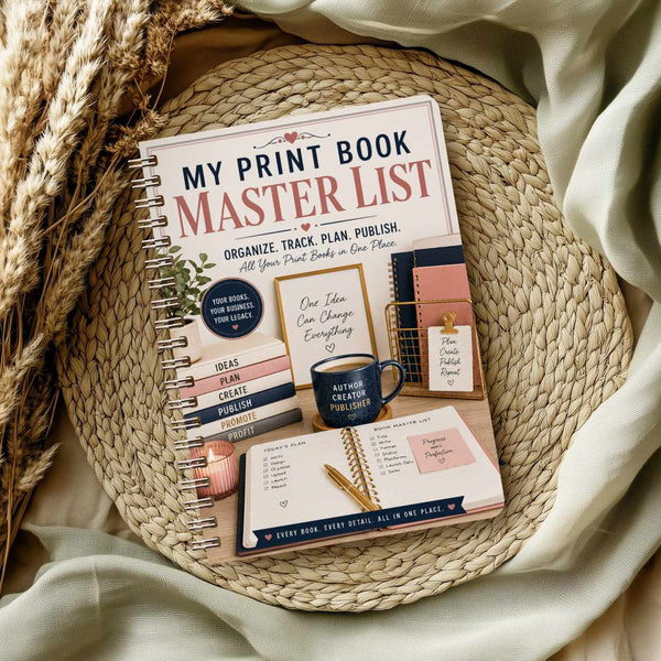 Writer's Ultimate Productivity Bundle | Writing Planners, Trackers, Notebooks & Author Resources