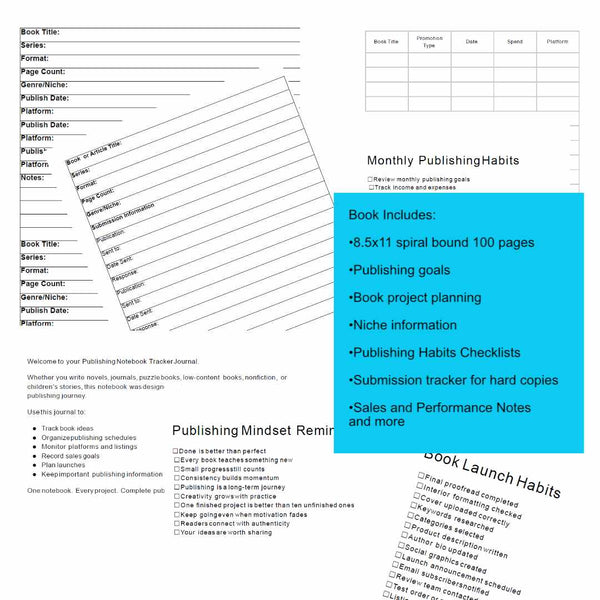 Writer's Ultimate Productivity Bundle | Writing Planners, Trackers, Notebooks & Author Resources