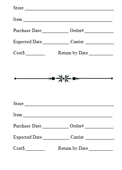 The Ultimate Online Shopping Tracker | Purchase, Delivery, & Return Log Book