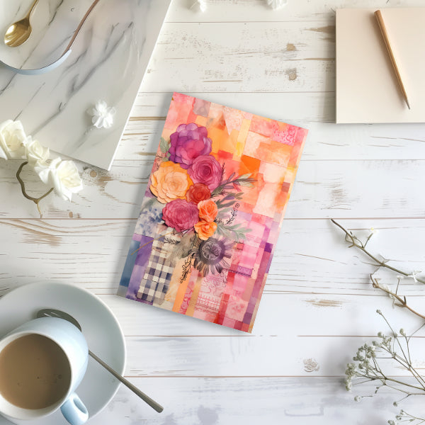 6 Sunset Collage Notecards All Occasion 4x6 with Envelopes Blank Folded