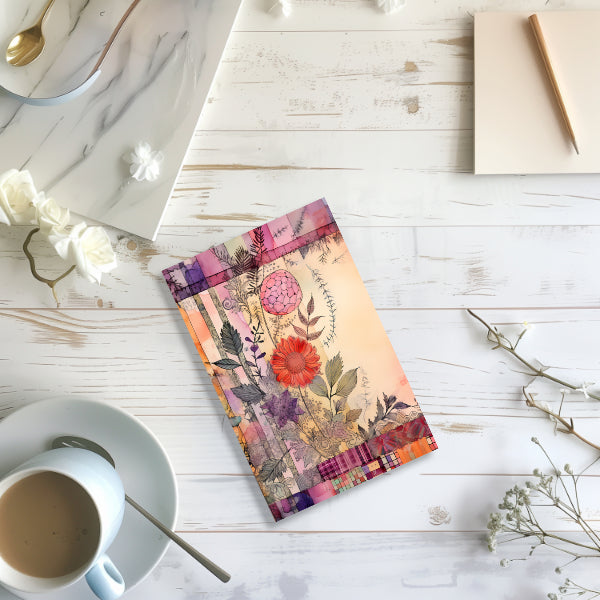 6 Sunset Collage Notecards All Occasion 4x6 with Envelopes Blank Folded