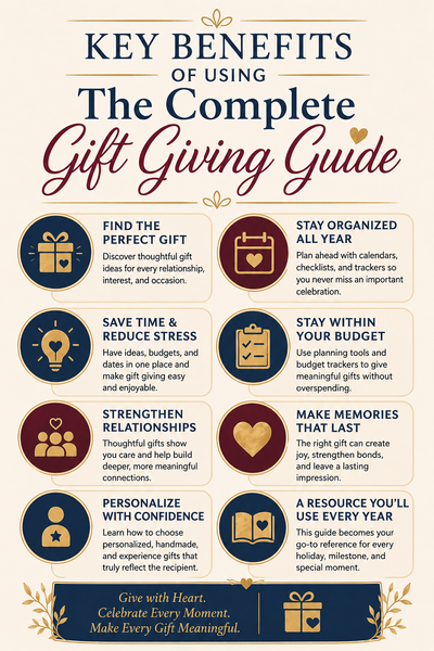 Complete Gift Giving Guide | Gift Planner, Budget Tracker & Special Occasion Organizer