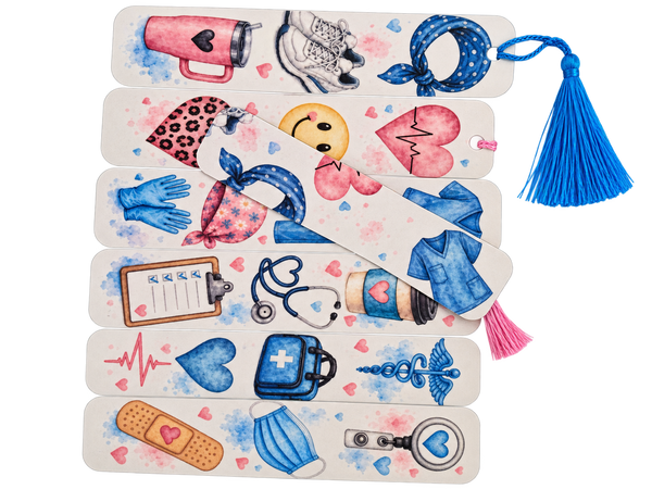 Handmade CNA Life Journal, Bookmark & Notepad Gift Set | Nursing Assistant