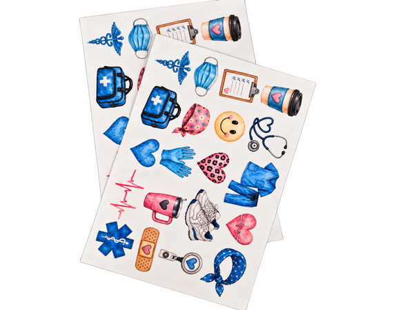 Handmade CNA Life Journal, Bookmark & Notepad Gift Set | Nursing Assistant