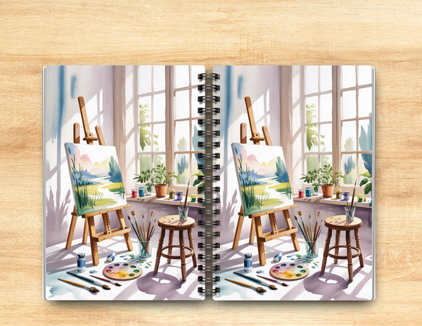 Artist Journal – 6x9 Lined Notebook or To Do List