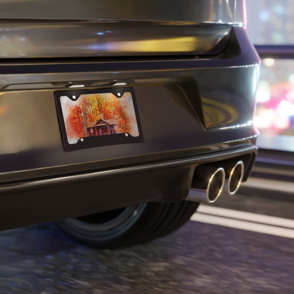 Cabin in the woods custom front license plate