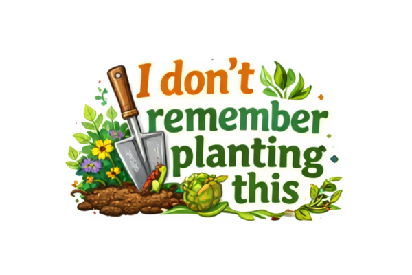 I Don’t Remember Planting This Sticker Gardening Humor Plant Lover Garden Chaos