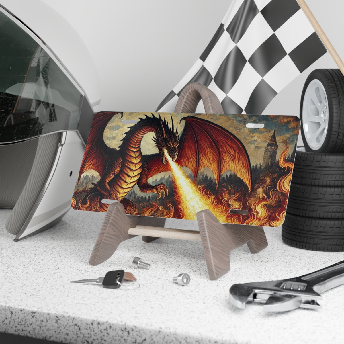 Dragon Custom Front License Plate Aluminum Car Tag – BlueMorningExpressions