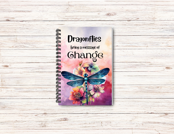 Dragonfly Change Journal – 6x9 Lined Notebook or To Do List