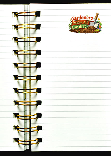 Gardeners Know All the Dirt Sticker Gardening Humor Plant Lover Funny Garden Pun