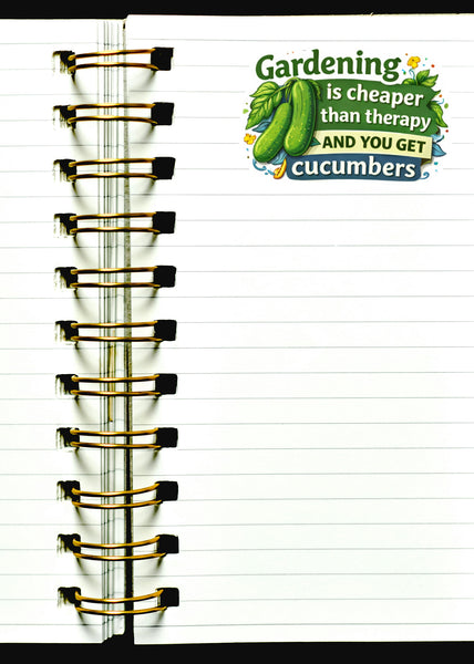 Gardening Is Cheaper Than Therapy And You Get Cucumbers Sticker Garden Humor