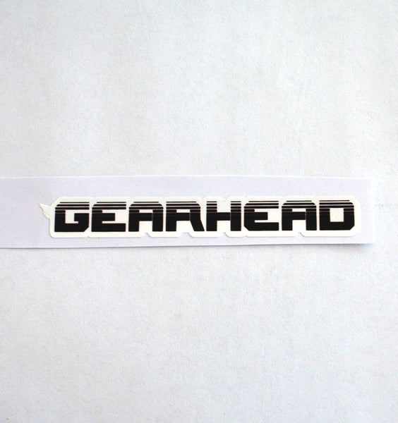 Gearhead handmade stickers