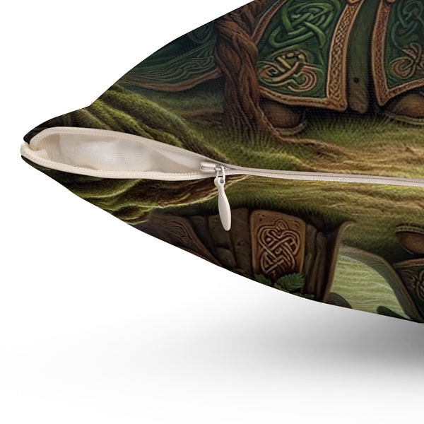 Celtic Gnome Throw Pillow with Insert 