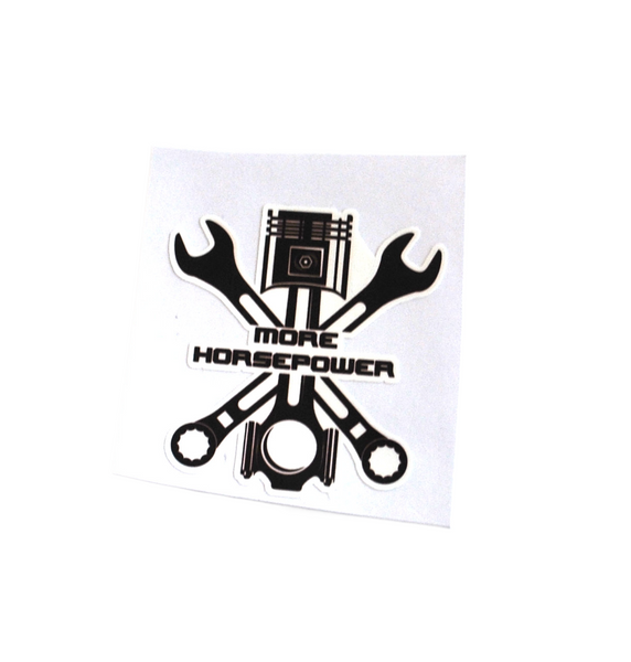 more horsepower handmade sticker for toolboxes