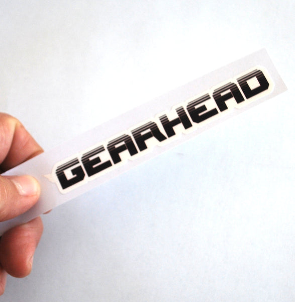 Gearhead handmade stickers