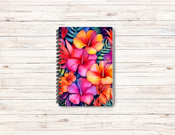 Hibiscus Journal – 6x9 Lined Notebook or To Do List