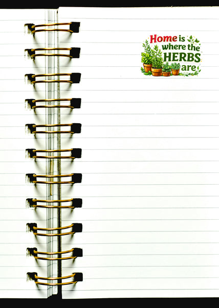 Home Is Where the Herbs Are Sticker Herb Garden Humor Plant Lover Gardening