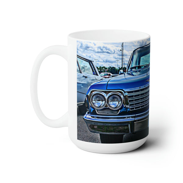 Gifts for Gearheads, 1962 Chevy Impala Ceramic Hot Rod Coffee Mug 15oz
