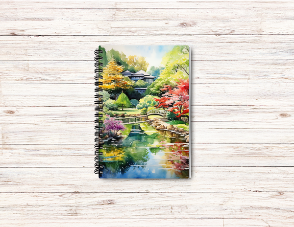 Japanese Garden Journal – 6x9 Lined Notebook or To Do List