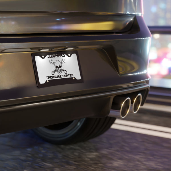 Junkyard treasure hunter custom front license plate