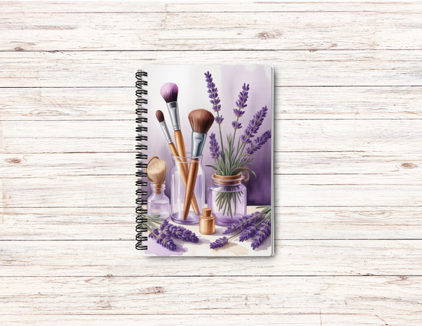 Lavender Makeup Journal – 6x9 Lined Notebook or To Do List