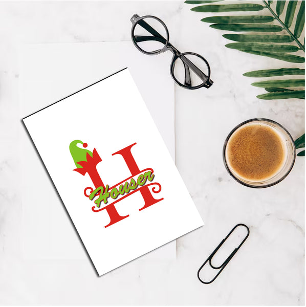 Letterhead with logo and text on a marble surface with a cup of coffee and glasses.