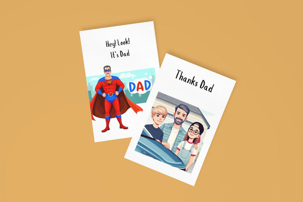 10 Printable Father's Day Cards, 5x7, Printable Greeting Cards, Funny Father's Day Cards, Grandpa Cards, Printable Dad Day Cards, Dad's Day