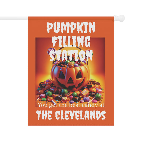 Halloween Garden Banner, Fall Home Decor, Personalized Yard Sign, Pumpkin Theme Decoration, Trick or Treat Sign