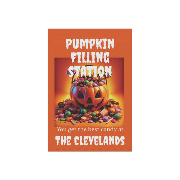 Halloween Garden Banner, Fall Home Decor, Personalized Yard Sign, Pumpkin Theme Decoration, Trick or Treat Sign