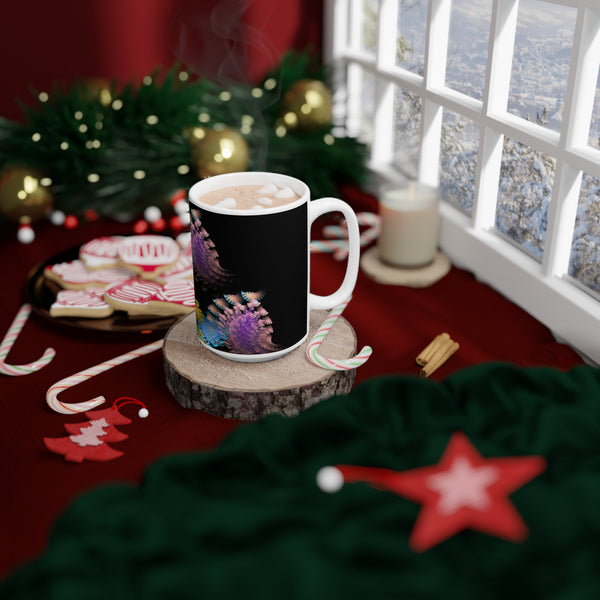 Fractal Coffee Mug 2-Sizes 11oz/15oz Dishwasher Microwave Safe