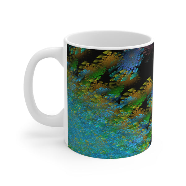 Fractal Coffee Mug 2-Sizes 11oz/15oz Dishwasher Microwave Safe