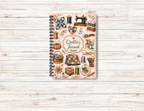Quilters Journal – 6x9 Lined Notebook or To Do List
