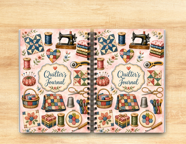Quilters Journal – 6x9 Lined Notebook or To Do List