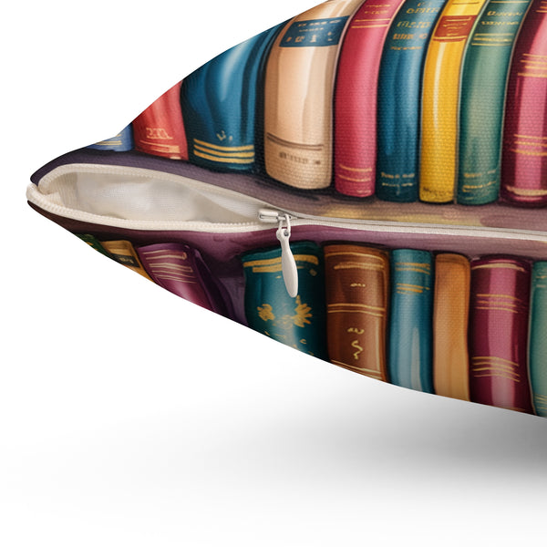 Pouch with book design on a white background