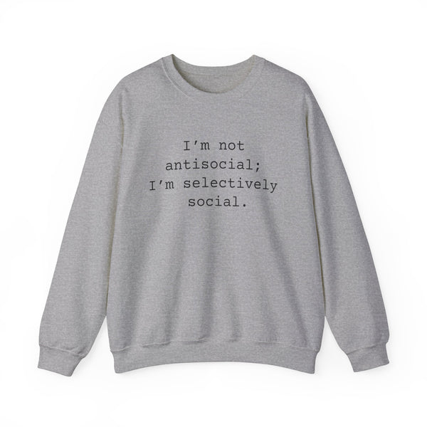 Antisocial Sarcastic Sweatshirts Sarcasm Funny Shirts 
