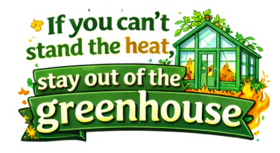 Funny Greenhouse Sticker Gardening Humor Plant Lover Garden Journal Scrapbook