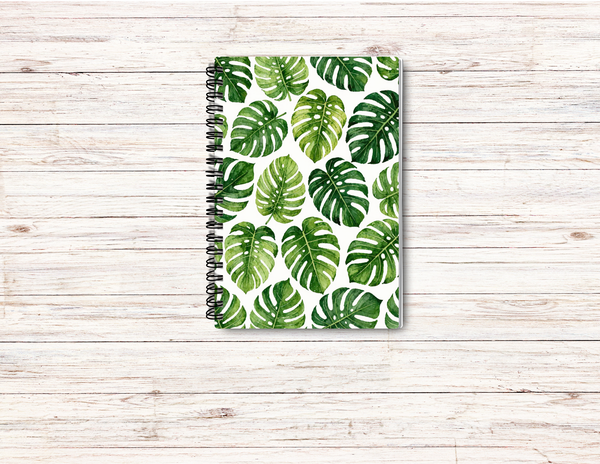 Tropical Leaves Journal – 6x9 Lined Notebook or To Do List