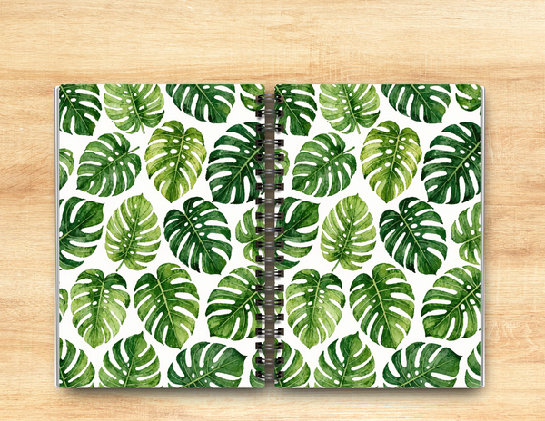 Tropical Leaves Journal – 6x9 Lined Notebook or To Do List