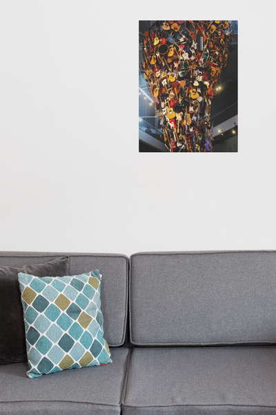 Tower of Guitars Seattle Washington Art Canvas Print 4 Sizes