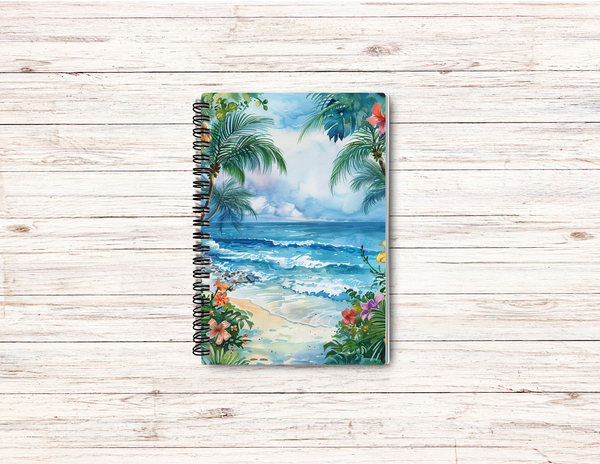 Wave Beach Journal – 6x9 Lined Notebook or To Do List
