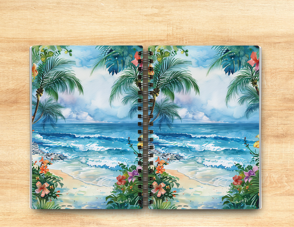 Wave Beach Journal – 6x9 Lined Notebook or To Do List