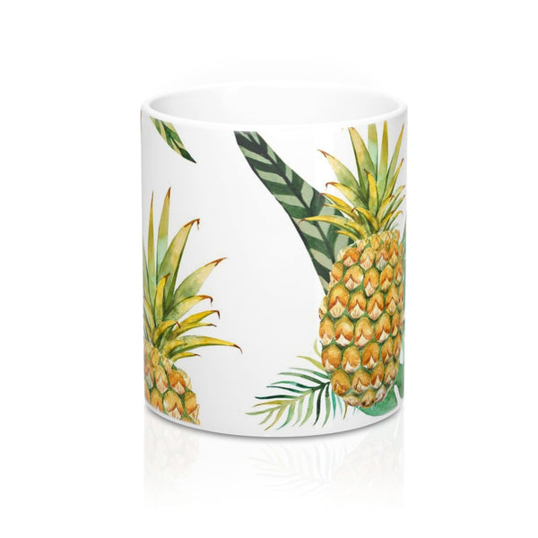 Welcome Pineapple Coffee Mugs 11oz Ceramic