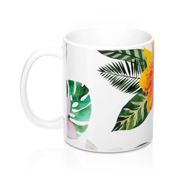 Hibiscus Bloom Flower Coffee Mugs 11oz