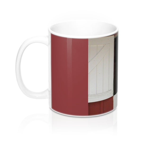Mule in Barn Coffee Mugs 11oz Ceramic