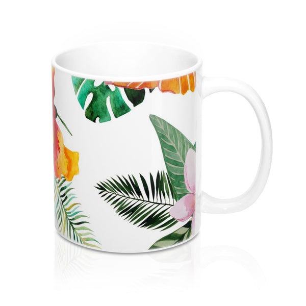 Hibiscus Bloom Flower Coffee Mugs 11oz