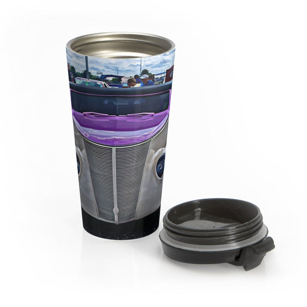 1937 Ford Custom Car Hot Rod Stainless Steel Travel Mug
